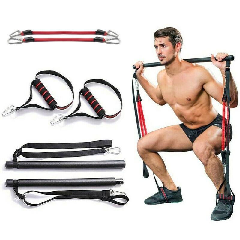 Portable Pilates Bar and Resistance Band