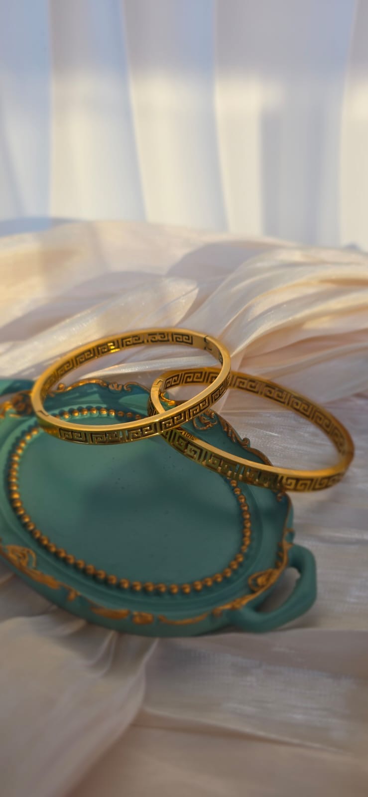 Greek Key Bangle
