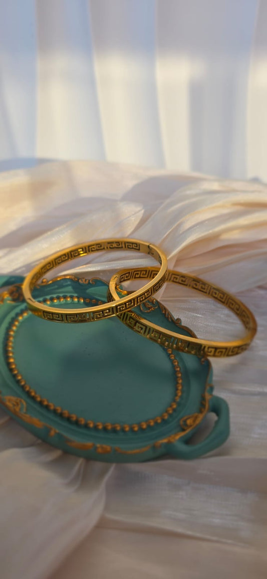 Greek Key Bangle